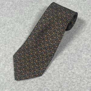 J. CREW Hand Made USA 100% Silk Dress Tie Men's Geometric‎ Multicolor